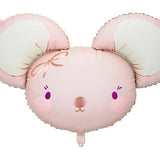 Mouse Foil Balloon- Light Pink