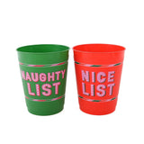 Naughty vs. Nice Holiday Party Pong Set