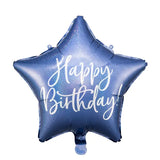 Navy Blue Foil Happy Birthday Balloon