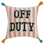 Off Duty with Tassels Hook Pillow