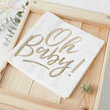 Oh Baby! Baby Shower Napkins