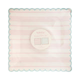 Pastel Stripe Paper Plate Set