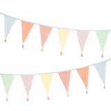 Pastels Fabric Bunting- 10 ft