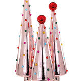 Decorated Dotted Trees- Pink