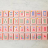 Sparrow Series American Mahjong Tile Set- Pink