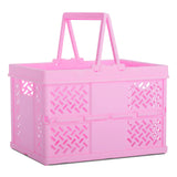 Pink Foldable Crate