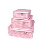 Pink Gingham Stacking Set