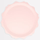 Pink Decorative Edge Compostable Dinner Plates