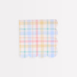 Small Spring Plaid Napkins