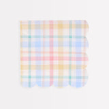 Large Spring Plaid Napkins