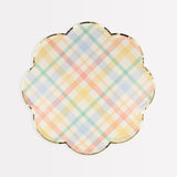 Spring Plaid Side Plates