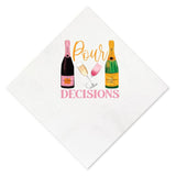 Pour Decisions Champagne Cocktail Napkins