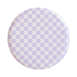 Check It! Purple Posse Dinner Plate