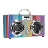 Rainbow Bling Boombox