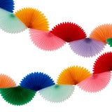 Rainbow Honeycomb Fan Garlands