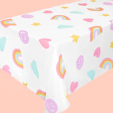 Rainbow Washable Table Cover