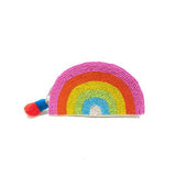 Rainbow Beaded Coin Pouch