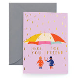 Raindrops Sympathy Card