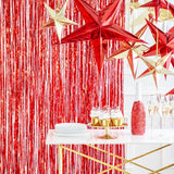 Party Curtain- Red