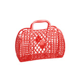 Small Retro Basket- Red