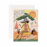 Relax Birthday Card