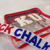 Rock Chalk Beaded Purse Strap