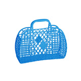 Small Retro Basket- Royal Blue