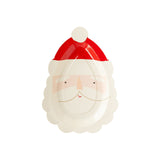 Believe Santa Face Shaped Plates