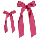 Satin Bow Sash- Peony