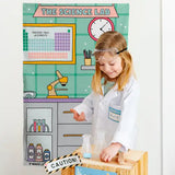 Science Lab Fabric Play Scene