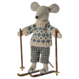 Winter Mouse with Ski Set, Dad