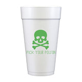 Pick Your Poison Skull Halloween Cups- 20 oz