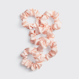 Satin Sleep Scrunchies- Blush