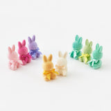 Flocked Sitting Bunny - Small