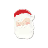 Smiling Santa Shaped Paper Plates