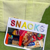 Snacks Clear Pouch