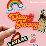 Stay Groovy Sticker