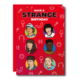 Stranger Things Birthday Card