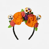 Sugar Skull Flower Headband