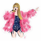 Taylor Swift Eras Tassel Jacket Sticker