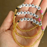 Profession Friendship Bracelet- Teacher