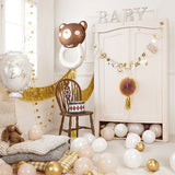 Teddy Rattle Foil Balloon