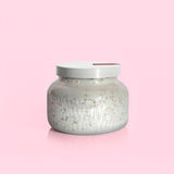 Tinsel & Spice White Mercury Etched Signature Jar- 19 oz