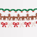 Tissue Paper Christmas Garland