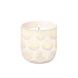 Tobacco Vanilla Lustre 10 oz Dot Pattern Candle- Matte Ivory