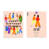 Tomodachi Crew Birthday Card