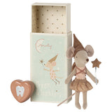 Tooth Fairy Mouse in Matchbox- Rose