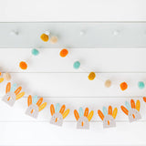 Thanksgiving Turkey and Pom Pom Banner