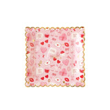 Valentine Scatter Square Plates