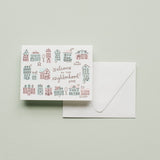 Welcome To the Neighborhood Letterpress Card